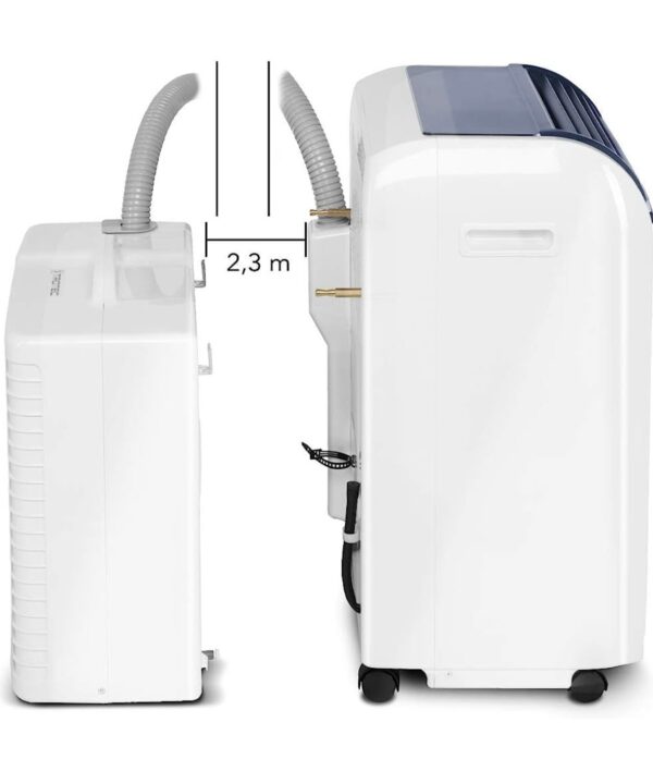 TROTEC Climatiseur split PAC 4600 Climatiseur avec 4,3 kW / 14.500 Btu/h adapté aux pièces jusqu'à 120 m³ Débit d'air max. de 550 m³/h – Image 2