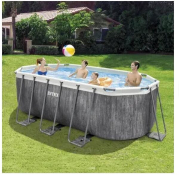 Kit piscine ovale BALTIK INTEX , 4m x 2m x 1,22m – Image 2