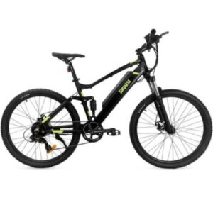 VTT électrique SURPASS 27,5"Noir 8 vitesse Tout -Suspendu-Batterie 11,6 Ah