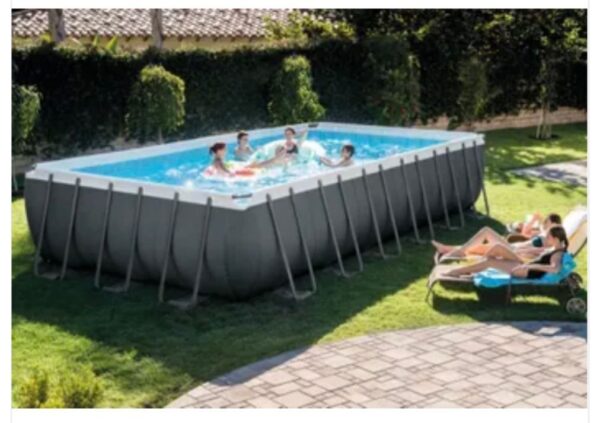 Piscine tubulaire INTEX Ultra XTR rectangulaire L. 7,32 x l. 3,66 x H 1,32m – Image 3