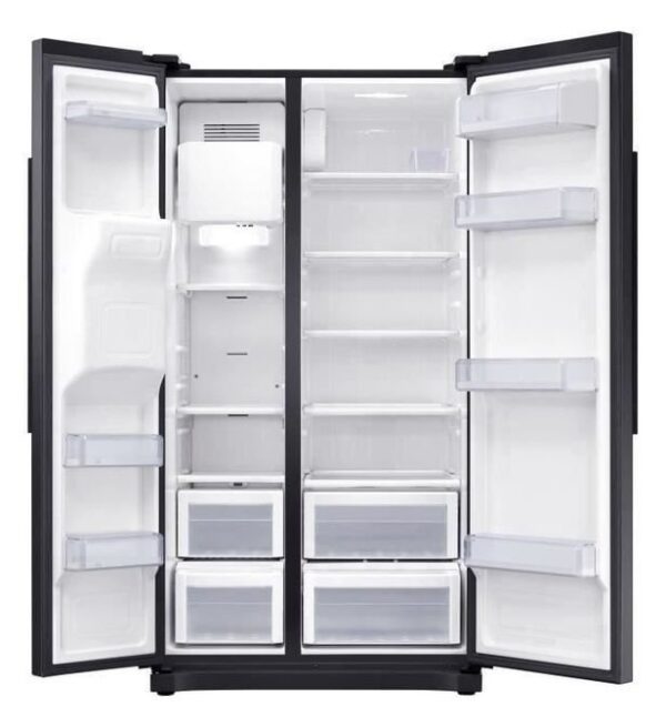 SAMSUNG RS50N3503BC-Réfrigérateur américain-501 L (357 + 144 L)-Froid ventilé – Image 3