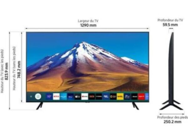 SAMSUNG 58TU6905 -TV LED UHD 4K 58" (146cm) - Smart TV - Dolby Digital Plus – Image 4