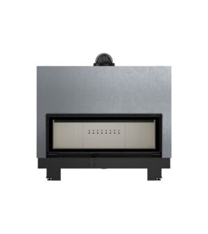 Insert cheminée MB 120 ouverture relevable + 7 bouches recuperateur