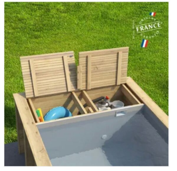 Piscine hors-sol , bois Pool'n box BWT MYPOOL ,rectangulaire x L 6.1 x l 2.37 x H – Image 3