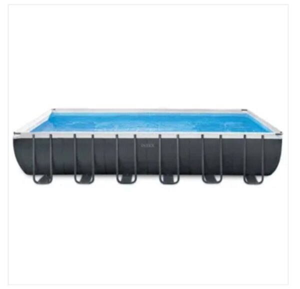 Piscine tubulaire INTEX Ultra XTR rectangulaire L. 7,32 x l. 3,66 x H 1,32m
