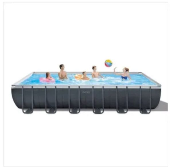 Piscine tubulaire INTEX Ultra XTR rectangulaire L. 7,32 x l. 3,66 x H 1,32m – Image 2