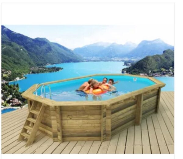 Piscine Hors Sol Bois , Miami , 4,86 X 3,36 X 1,20 M – Image 2