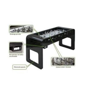 Baby Foot Smart Line Noir satiné