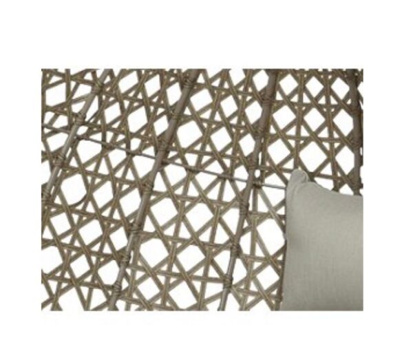 Fauteuil suspendu œuf de jardin brun Royan - Jardideco – Image 3