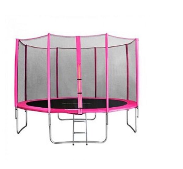 MyJump 4,00 M Trampoline de jardin rose