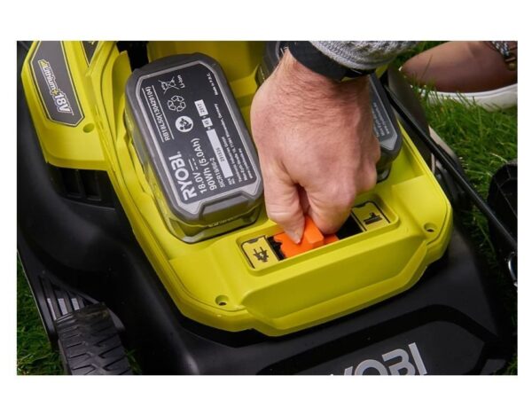 Tondeuse hybride Ryobi 36V 37 cm (avec 2 batteries et 1 chargeur) – Image 4