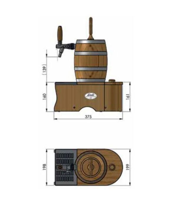 Tireuse a biere Soudek machine a biere, pompe a biere 1 ligne, 1/8 HP, 20 litres/h, professionnelle – Image 4