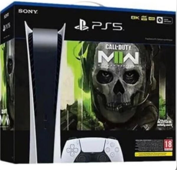 PlayStation 5 Digital Edition 825Go - Blanc + Modern Warfare II