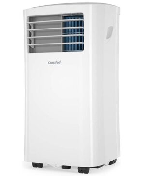 Comfee Climatiseur Mobile Portable 7000 BTU/h 2kW, Climatisation mobile 3-EN-1, Fonction Follow me, Minuterie, Télécommande, Pour chambre et salon de 25㎡/68m³, MPPH-07CRN7, EER A, R290