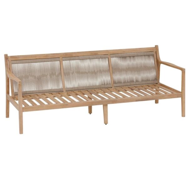 Canapé de jardin Lacovia Acacia Polyester, Acacia certifié FSC® – Image 2