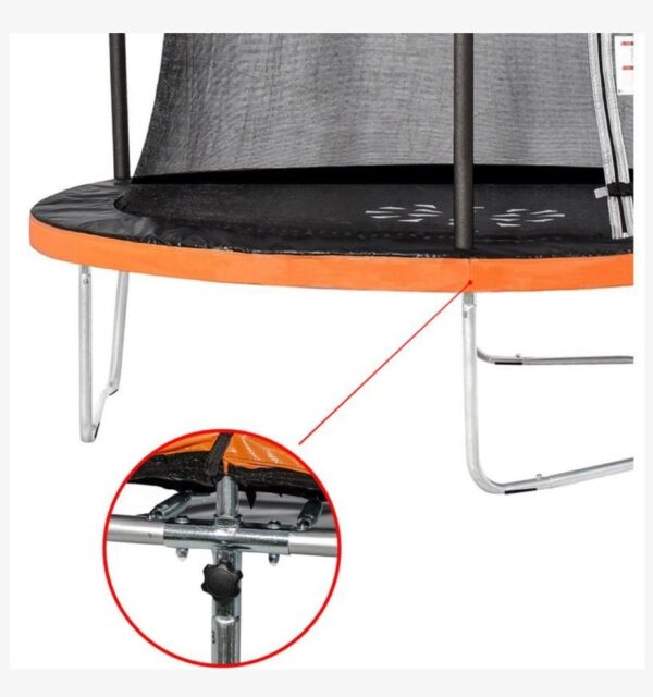 Trampoline Rond Ø 360cm, avec son Filet de sécurité, Certifié TÜV & GS Normes EU , Fitness Extérieur Équipement Trampoline de jardin pour Enfants GREADEN