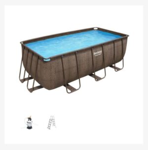 Piscine de jardin Power Steel™ rectangulaire de Bestwa
