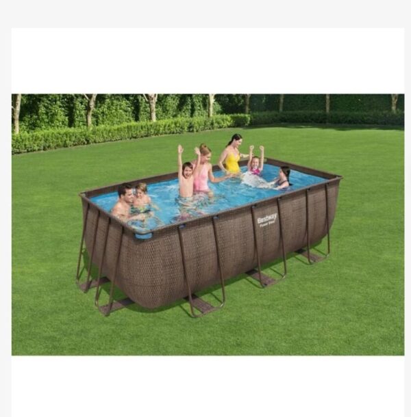 Piscine de jardin Power Steel™ rectangulaire de Bestwa – Image 4
