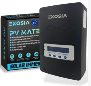 Routeur Solaire Chauffe Eau, PV Mate solar 3.6kW, Optimiseur panneau solaire, Surplus Photovolatïque 2 sorties, Autoconsommation pour Kit Panneau Solaire, 230v sans Batterie Autonome