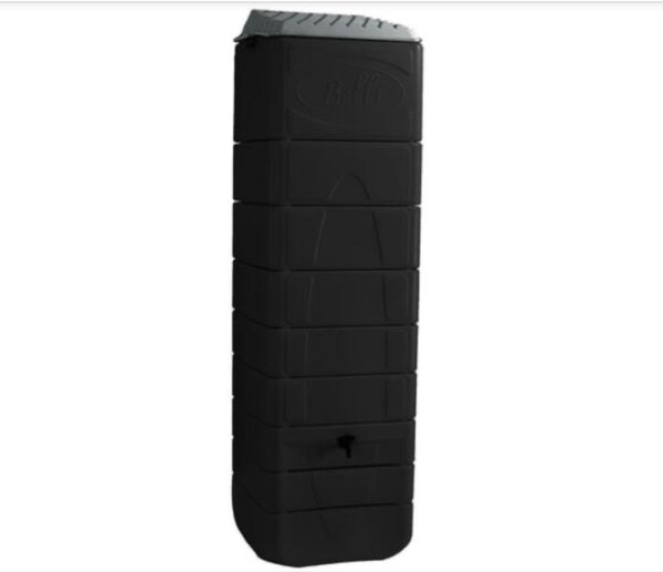 Récupérateur d'eau de pluie mural 650 L + Kit raccord chéneau - Anthracite - BelliJardin
