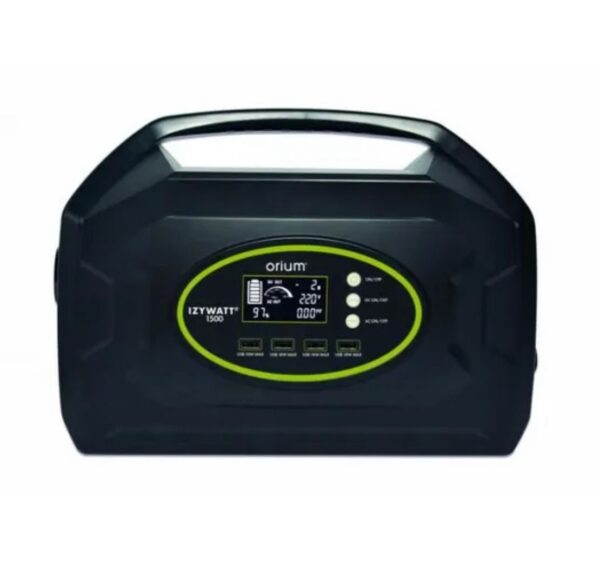 ORIUM - Pack station d'énergie IZYWATT 1500+ panneau 120W – Image 2