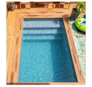 KIT PISCINE ENTERREE CASH BLOC URBAN 5x5 M + ESCALIER Référence : KIT-0100