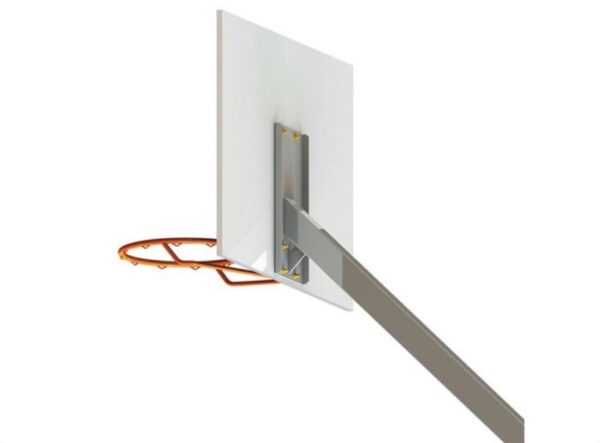Panier de basket extérieur en acier galvanisé – 3,05 m – Image 2