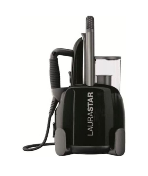 Laurastar Lift Plus Ultimate Black, Centrale Vapeur Nomade 3en1, Repasse, Défroisse et Purifie Vos Textiles, Vapeur Hygiénique, Design, Réservoir Amovible, Repassage Vertical, Enrouleur Automatique, Semelle 3D, Noir