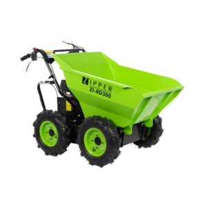 BROUETTE sur Roue moteur essence benne basculante 4X4 196CC ZIPPER ZI-RD300