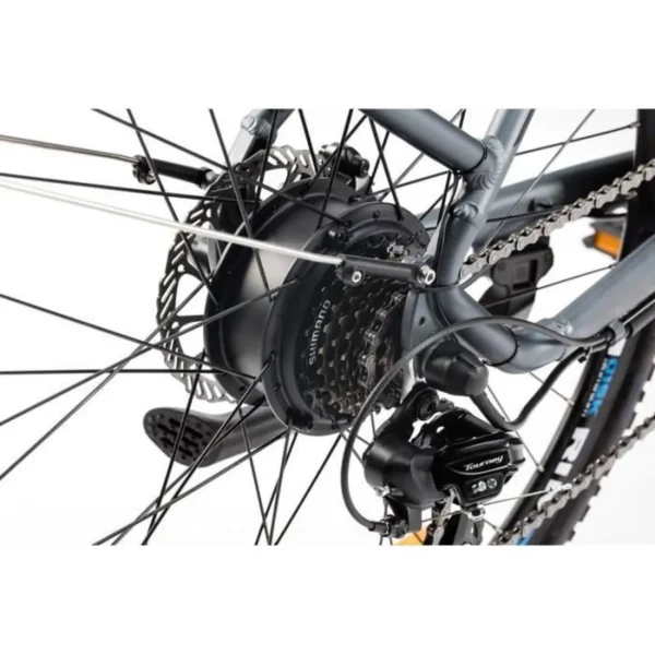 MOMA BIKES - Vélo de ville électrique VAE - 28" PRO - SHIMANO - 7 Vitesses - Freins à disques hydrau - Batterie Ion Lit - 48V - 13Ah – Image 4