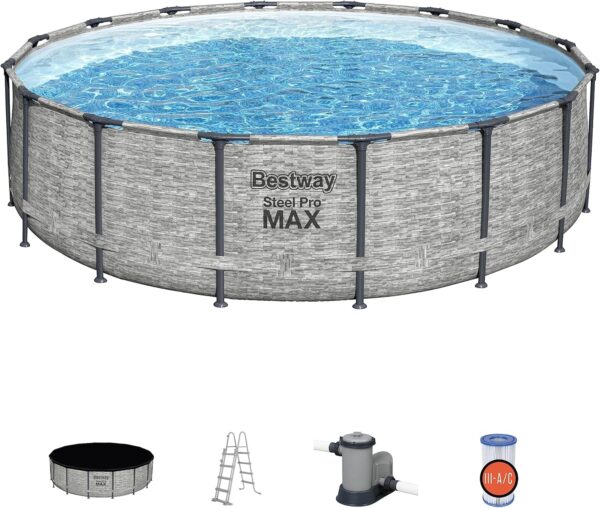 16' x 48"/4.88m x 1.22m Pool Set – Image 3