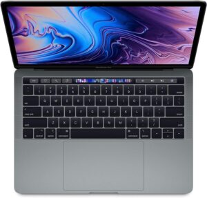 2017 Apple MacBook Pro Touch Bar with Intel 3.1 GHz Core i5 (13-inch, 8GB RAM, 512GB SSD Storage, Azerty France/Belgium) - Space Gray (Reconditionné)