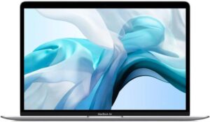 2020 Apple MacBook Air Retina with Intel 1.1 GHz Core i3 Chip (13-inch, 8GB RAM, 256GB SSD Storage, Azerty France/Belgium) - Silver (Reconditionné)
