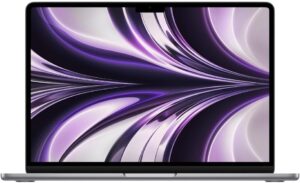 2022 Apple MacBook Air avec Apple M2 Chip (13-pouces, 8Go RAM, 256Go SSD Stockage) (AZERTY French) Gris Sidéral (Reconditionné)