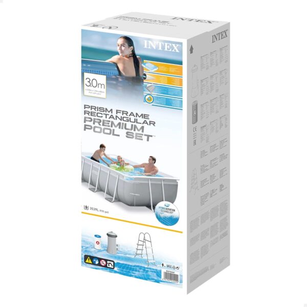 3M X 1.75M X 0.8M Prism Frame Rectangular Pool Set – Image 6