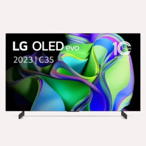LG OLED42C35LA 42", 4K OLED Evo, Smart TV, webOS23, processeur de Puissance maximale, Dolby Vision, Dolby Atmos, Gaming, Alexa/Google Assistant