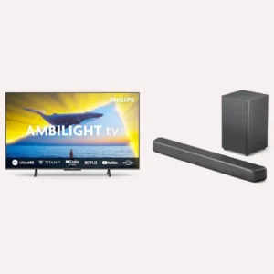 Philips Ambilight 43PUS8109 Smart TV LED 4K with Philips TAB5309 Barre de Son