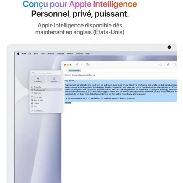 Apple iMac 24" ecran retina 4,5K 256Go SSD 16Go RAM Puce M4 CPU 8 coeurs GPU 8 coeurs Argent (2024) – Image 5