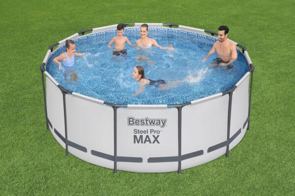 Bestway 56420-3 Set Piscine Hors Terre Steel Pro Max Rond de 366 x 122 cm – Image 3
