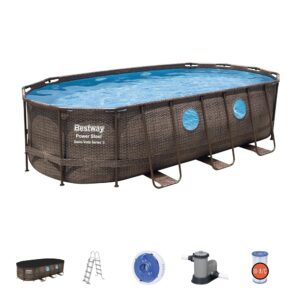Bestway Power Steel Swim Vista Series II Kit Piscine Hors Sol 5,49 x 2,74 x 1,22 m