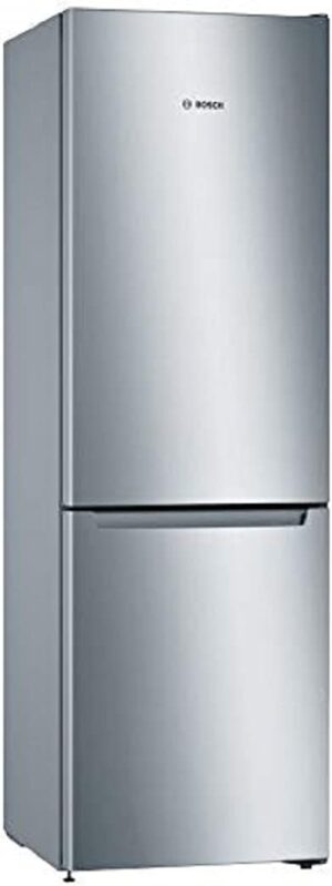 Bosch KGN36NLEA Série 2, Réfrigérateur combiné pose-libre - 305L - L 60cm x H 186cm - Inox Argent