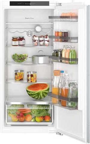 Bosch KIR41VFE0, Série 4, Petit réfrigérateur, Encastrable, 122,5 x 56 cm, 204 L [Energy Class E]