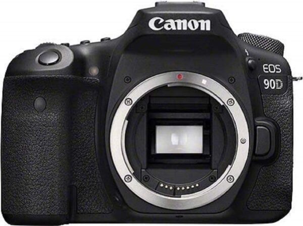 Canon Appareil Photo Reflex EOS 90D boitier Nu (32,5 MP, écran LCD Tactile orientable, capteur APS-C, 4K, WiFi, Bluetooth), Noir