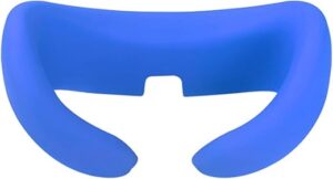 Casque de réalité virtuelle - Coussin de protection en silicone anti-rayures et anti-transpiration - Aide à améliorer l'expérience de jeu VR