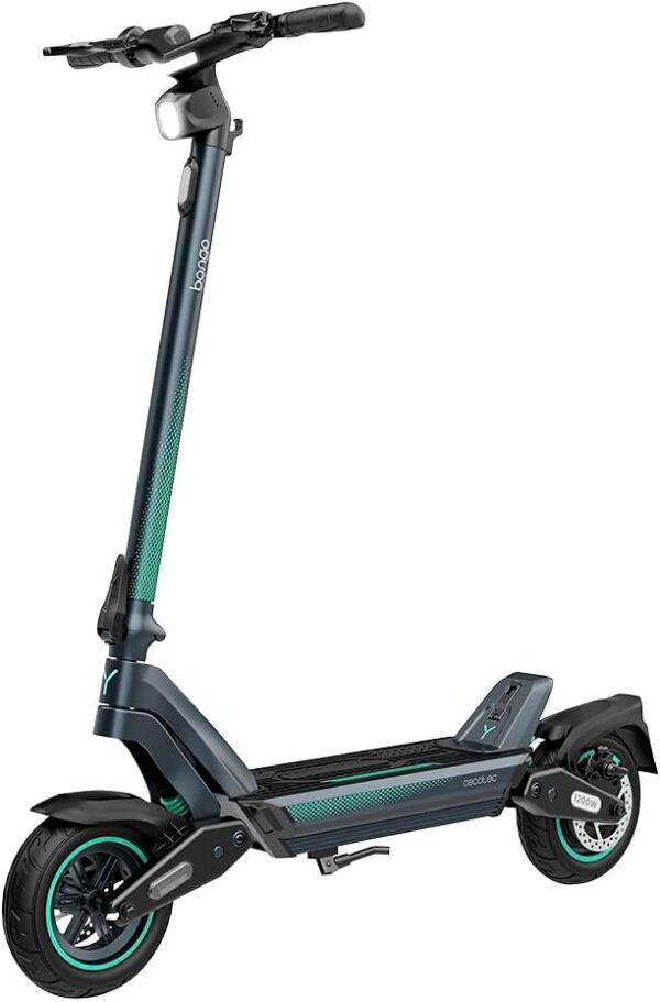 Cecotec Trottinette Électrique Adulte Approuvée Bongo Série Y65. Moteur 1200 W (500 W Nominal), Autonomie 65 km, Entraînement Arrière, Roues 10", Double Suspension, e-ABS