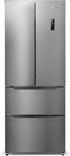 HISENSE mkgn f378 a + EL Réfrigérateur/Congélateur/A +/180,6 cm Hauteur/344 kWh/an/292 L refroidissement partie/86 L Partie Congélateur/touchcontrol Surface de commande/Acier...