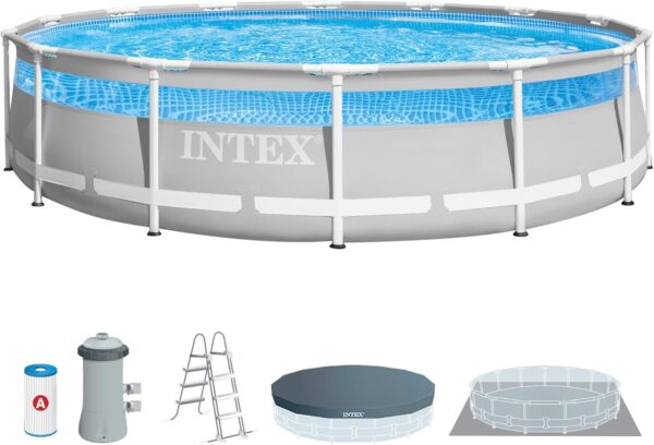 Intex - 26722NP - Kit piscine tubulaire ronde Clearview 4,27 X 1,07m – Image 2