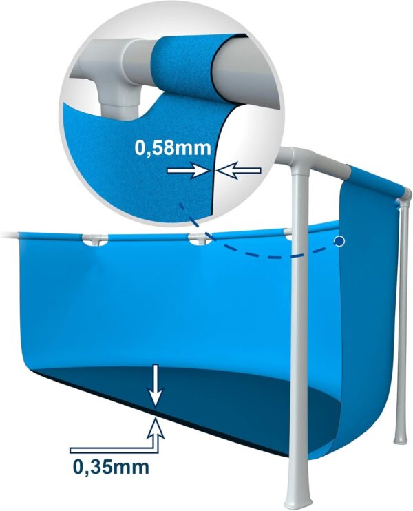 Intex - 26722NP - Kit piscine tubulaire ronde Clearview 4,27 X 1,07m – Image 8