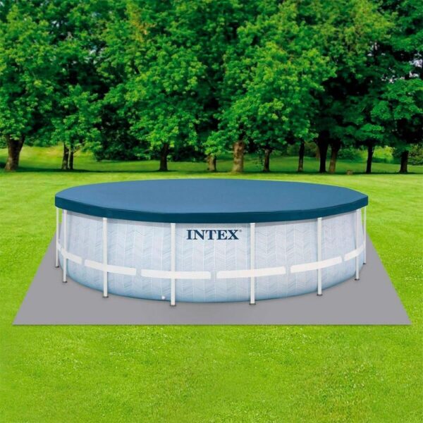 Intex - 26746NP - Kit Piscine Tubulaire Ronde Chevron (Ø) 4,88x (h) 1,22m – Image 2