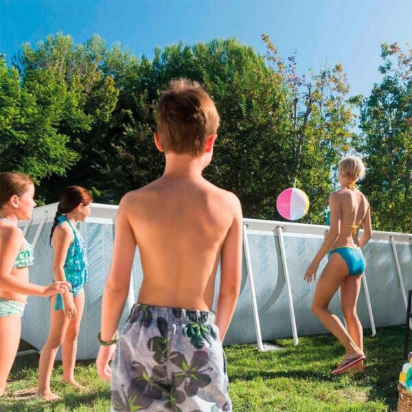 Intex - 26780NP - Kit Piscine Tubulaire rectangulaire Chevron (L) 4,00 x (l) 2,00 x (h) 1,00m – Image 5